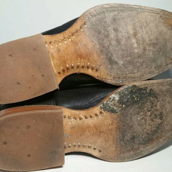 Soto cowboy boots black buckstich W9.M7 scorpion - Picture 6 of 7